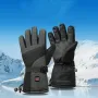 Heated Gloves Motorcycle Touch Screen Battery Powered Waterproof Gloves Winter Keep Warm Equipment for Outdoor Sport