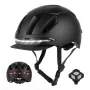 Smart Bicycle Helmet With LED Turn Signal Lights For Men Female Safety Night Electric Car Scooter Bike Riding Helmet Parts