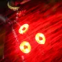 400lm LED Rear Bike Light Safety Tail Light Waterproof Professional Natural White Bicycle Cycling Light Adjustable Button Battery For Camping Hiking Caving Everyday Use