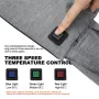 Portable Folding Elextric Heated Seat Cushion USB Charging Camping Travel Electric Heating Mat Winter Outdoor Fishing Warm Chair Pad