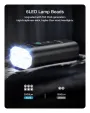 Astrolux® SL01 SL06 1000Lm 2000Lm Brightness & Vibration Smart Sensing Bike Light Flashlight Cycle Headlight Type-C USB Rechargeable Waterproof Front Light for Electric Bike Scooter MTB Bicycle