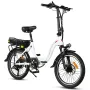 [US DIRECT] SAMEBIKE JG20-FT 36V 12AH 350W Electric Folding Bicycle 20 Inch 70-80KM Mileage Range Max Load 150KG