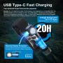 Astrolux? HM01 Torcia frontale da corsa leggera a forma di L, 800 lumen, raggio di azione 87 m, luce bianca e rossa a LED, torcia portatile, alimentazione tramite batteria 16340 da 800 mAh, ricaricabile tramite Type-C, IP68 impermeabile, per campeggio all