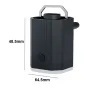 Portable Mini USB Inflator Pump for Air Mattress with LED Light Built-in Lithium Battery Vacuuming and Illuminating Outdoor Inflatable Pump