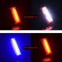 Đèn hậu xe đạp USB có thể sạc lại cho xe đạp leo núi Đèn hậu xe đạp địa hình Đèn hậu chống nước cảnh báo an toàn khi đi xe đạp ban đêm Đèn LED TL2451