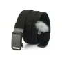 ZANLURE 125cm Metal Buckle Tactical Belt Nylon Wistand Inserting Buckle Military Fan for Men Women