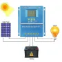 Regolatore solare MPPT 12/24/36/48 V con identificazione automatica e sistema fotovoltaico intelligente, regolatore di carica solare