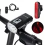 Astrolux® BL06 3+3 LEDs 2000LM Bike Headlight Dual Distance Beam 10000mAh Phone Power Bank Bike Light USB Rechargeable LED Handlebar Flashlight for Electric Bike Electric Scooter MTB Bicycle
