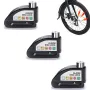 Khóa phanh đĩa xe đạp LAOTIE DL01 Báo động lớn 110dB Chống trộm Bảo vệ bằng hợp kim nhôm An toàn chống thấm nước với Khóa dây nhắc nhở cho KuKirin ANGWATT Iscooter BOGIST MTB Xe đạp e-Bike Xe tay ga điện Xe máy