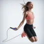 KALOAD 10\ Digital Jump Rope with Counter HD LCD Display Ball Bearings Rapid Speed Jump Rope Cable 360°Tangle-free Design Rope / Cordless Option