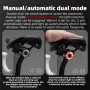 ROCKBROS Q1 MAX RGB Bicycle Taillight Vibration Sensor Smart Brake Sensing USB Charging Light Sensing Bike Rear Lights for Mountain Road Night Riding