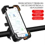 ESLNF 360° Adjustable Rotation Bike Universal Phone Holder 4.5''-7.2'' Shockproof Anti-slip Mobile Phone Stand Motorcycle Bracket