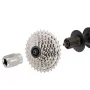 TOOPRE Bike Freewheel Remover High Carbon Steel Compatible Bicycle Spinning Cartridge Removal Tool Sleeve