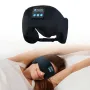 KALOAD Máscara de dormir de algodão macio Bluetooth V5.3 HiFi Music Tipo C com carregamento USB e faixa de cabeça para dormir à noite em viagens