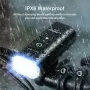 Astrolux® SL06 2000Lm Brightness & Vibration Smart Sensing Bike Headlights 6 LED 4800mAh Battery IPX6 Waterproof 6 Light Modes Type-C USB Rechargeable Aluminum Alloy Front Light for Electric Bike Scooter MTB Bicycle