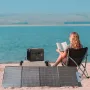 [US Direct] IDEAPLAY SN2200 Portable Power Station 2000Wh LiFePO4 Battery Pack Solar Generator with 6 110V/2200W Pure Sine Wave AC Outputs, Portable Generator with 25A RV Output for Outdoor Camping, Home UPS Power supply, Emergency