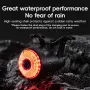 ROCKBROS Q0 Qzero Bicycle Taillight Smart Auto High Brightness Brake Sensing Waterproof LED USB Charging Bike Rear Light for Mountain Road Night Ride