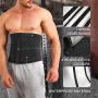 Men's Abdominal Belt Posture Corrector Back Support Prevent Injury Waist Belt Belly Shapewear for Home Gym Sports
