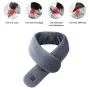 TENGOO 3 Gears Electric Heating Scarf for Men's and Women's Adjustable USB Rechargeable Winter Warm Neck Plush Collar Scarf Intelligent Hot Pack Cervical Spine Scarf