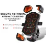 ESLNF 360° Adjustable Rotation Bike Universal Phone Holder 4.5''-7.2'' Shockproof Anti-slip Mobile Phone Stand Motorcycle Bracket