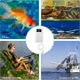 YEE Smart Aquarium Fishbowl Oxygen Pump Charging Dual-Purpose Air Pump USB Lithium Battery Portable Mute Outdoor Fishing