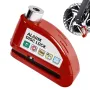 BENGGUO Bicycle Alarm Disc Brake Electric Lock Bike Anti-Theft Wheel Lock Waterproof 110dB with Reminder Cable Keys for Motor Scooter,Motorcycle Alarm Lock