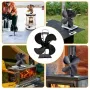 IPRee Heat Power Stove Top Fan For Wood Burner Log Burning Fire 4 Blades Fireplace Stoves Parts Heating Cooling Vents Home Improvement-DY014L