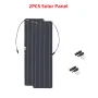 ETFE Solar Panel 18V 50W Flexible Monocrystalline Cell Solar System Module Kit 18V Battery Charger For Camping RVs