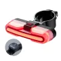 ROCKBROS REX01 Fanale posteriore per bicicletta con sensore di frenata intelligente, batteria da 500 mAh, 5 modalità di illuminazione, luce posteriore per bicicletta impermeabile IPX6 ricaricabile tramite USB-C con telecomando wireless per il ciclismo