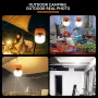 Rechargeable Lighting Lamp Outdoor Strong Light Super Long Endurance Wild Camping Household Power Failure Emergency Bulb Stall Light Night Market Light