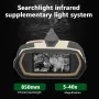 Binoculars with Camera Night Vision Scope 4X Optical Zoom 8X Digital 3\ LCD Screen 2.5K Video 3W IR Waterproof IP65 for Hunting Outdoor Telescope