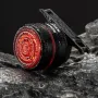Luz traseira para bicicleta ROCKBROS BL-S2 com sensor de freio inteligente, bateria de 400 mAh, controle de toque, detecção de luz, 6 modos de iluminação, IPX6, à prova d'água, tipo C, sensor de vibração recarregável, luz traseira para bicicleta