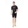 ZCCO 3mm Warm Wetsuit Neoprene Elastic Surfing Snorkeling Short Sleeves Diving Suit for Spearfishing Snorkeling Surfing Canoeing