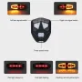 BENGGUO Bike Taillight 5 Light Modes USB-C Rechargeable Waterproof Wear-resistant Bicycle Rear Light with Remote Control for Night Cycling