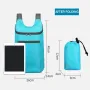 15L vatnsheldur samanbrjótanlegur bakpoki Ultralight Tjaldstæði Bakpoki Úti Daypoke Karlar Konur Foldable Ferðast Gönguferðir Hjólreiðar Bakpoki