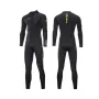 ZCCO 3mm Front Zipper Wetsuit Neoprene Elastic Warm Swimming Surfing Snorkeling Long Sleeves Diving Suit Full Body Jumpsuit Water Sport Swimwear