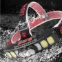 USB Rechargeable LED Head Flashlight XPE COB Headlamp Red Light Motion Sensor Lightweight for Running Camping Equipments Nature Hike