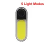 BIKIGHT Bike Taillight 200mAh Battery 5 Light Modes Type-C Rechargeable Waterproof Bicycle Rear Light for Outdoor Cycling