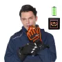 WARMSPACE 3-standen elektrische verwarmde handschoenen met volledige vingers, winterhandschoenen voor heren en dames, waterdichte tactische wanten