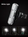 1 Đèn xe đạp sạc USB COB LED MTB Đèn hậu cảnh báo an toàn cho xe đạp Đèn hậu xe đạp Phụ kiện xe đạp