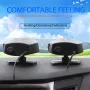 Aquecedor portátil para carro IPRee 2 em 1, aquecedor potente para carro, rotação de 360 graus, descongelador para carro, acessórios automotivos 12V/24V