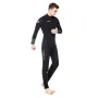 ZCCO 3mm Front Zipper Wetsuit Neoprene Elastic Warm Swimming Surfing Snorkeling Long Sleeves Diving Suit Full Body Jumpsuit Water Sport Swimwear