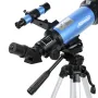 [US Direct] AOMEKIE 120X 70mm Refractor Astronomical Telescope with High Tripod for Kids Adults Astronomy Beginners AO2017