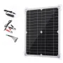 12V Güneş Paneli 200W Çift USB 5V Güneş Paneli Pil Şarj Kontrol Cihazı Kamp Yürüyüş Monokristal Güneş Hücresi Tekne Araba Ev