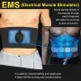 EMS Wireless Muscle Stimulator Trainer 6 Training Modes USB Rechargeable Abdominal Electric Fitness Belt