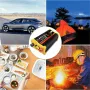 V3.0 18W 12V to 110V/220V Solar Panel Solar Power System Portable 4000W Power Inverter With 2 USB Ports 30A Solar Charge Controller LED Screen Display