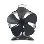 5 Blade Heat Powered Wood Stove Fan Fireplace Fan Furnace Air Blower for Wood/Log Burner/Fireplace Eco Friendly Fan-DY385A