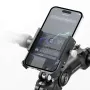 Bike Holder Aluminum Alloy 360° Adjustable Sturdy Anti-fall 0.2kg Lightweight Handlebar Holder for Motorcycle Bicycle Scooter Bracket