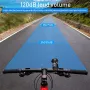 120dB Loud Bike Horn Bell Long Battery Waterproof Handlebar Visibility Easy Installation Alarm Warning Bicycle Bell