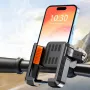 XANES Bike Phone Holder Four Corners Shockproof Free Rotation Electric Scooter Motorcycle Bicycle Mount for 4.7\-7.2\ Cellphone